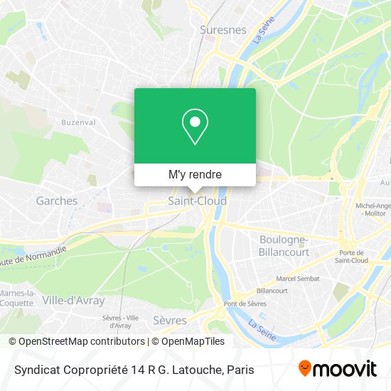 Syndicat Copropriété 14 R G. Latouche plan
