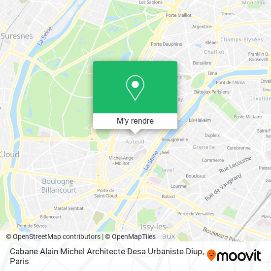 Cabane Alain Michel Architecte Desa Urbaniste Diup plan