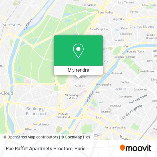 Rue Raffet Apartmets Prostore plan