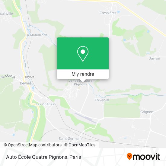 Auto École Quatre Pignons plan