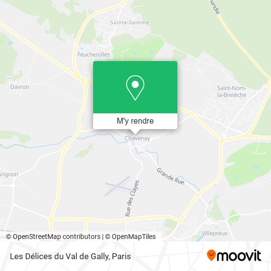Les Délices du Val de Gally plan