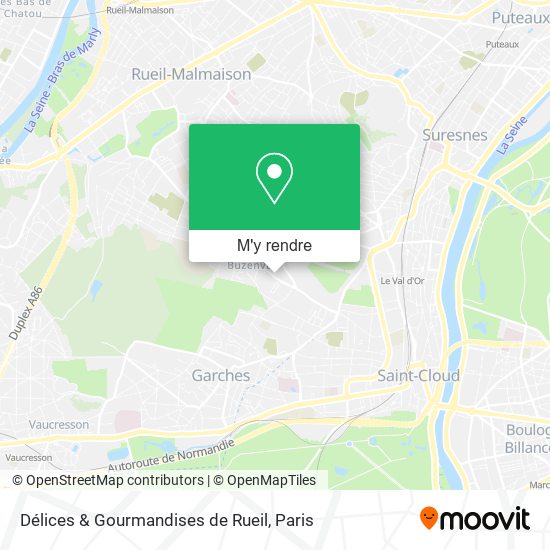 Délices & Gourmandises de Rueil plan