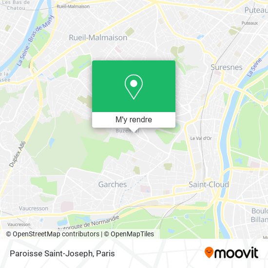 Paroisse Saint-Joseph plan