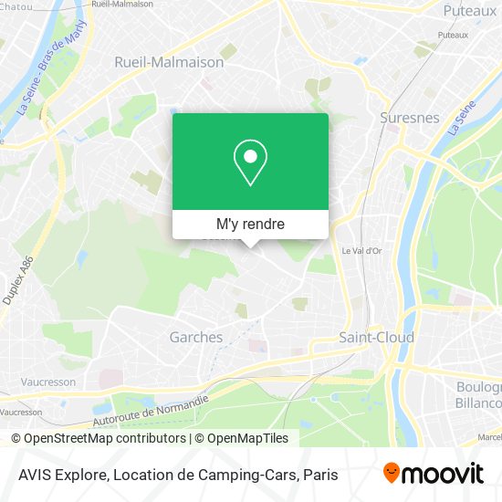 AVIS Explore, Location de Camping-Cars plan