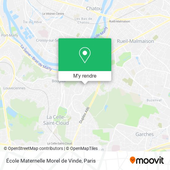 École Maternelle Morel de Vinde plan