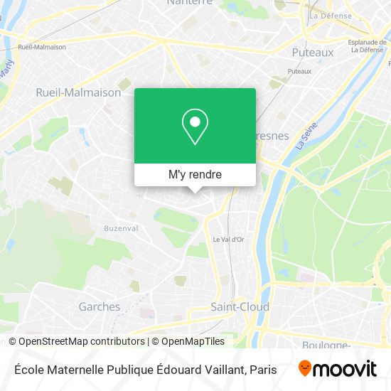 École Maternelle Publique Édouard Vaillant plan