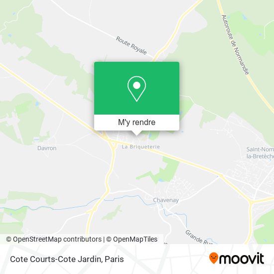 Cote Courts-Cote Jardin plan