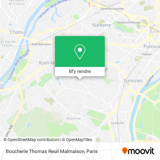 Boucherie Thomas Reuil Malmaison plan