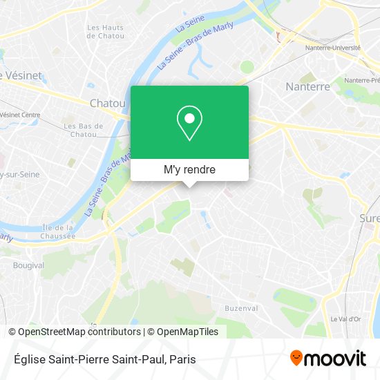 Église Saint-Pierre Saint-Paul plan