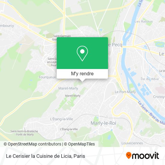Le Cerisier la Cuisine de Licia plan