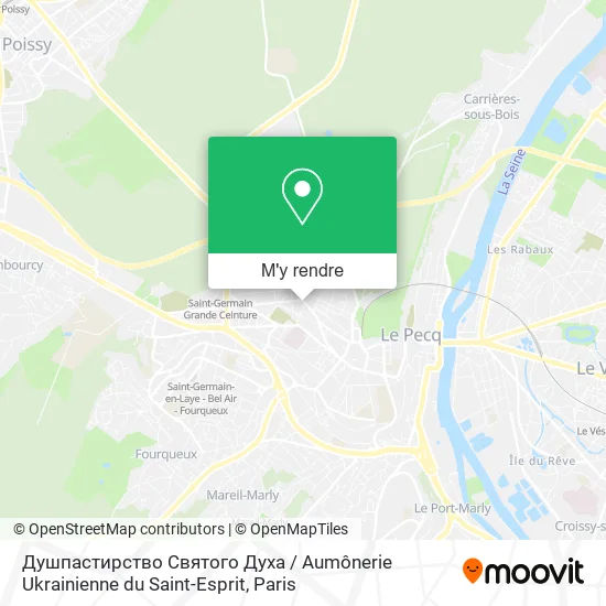 Душпастирство Святого Духа / Aumônerie Ukrainienne du Saint-Esprit plan