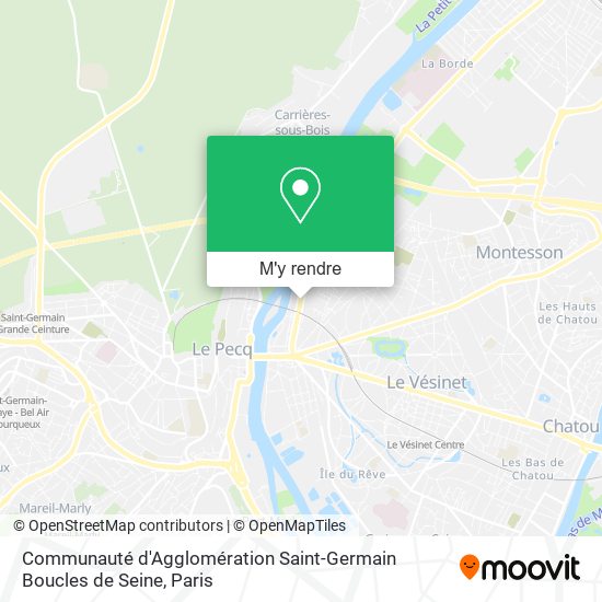 Communauté d'Agglomération Saint-Germain Boucles de Seine plan
