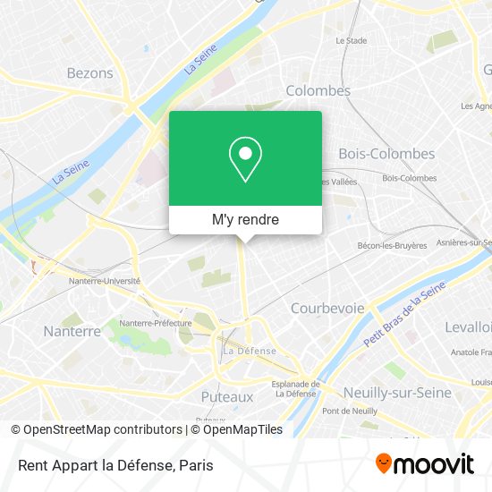Rent Appart la Défense plan