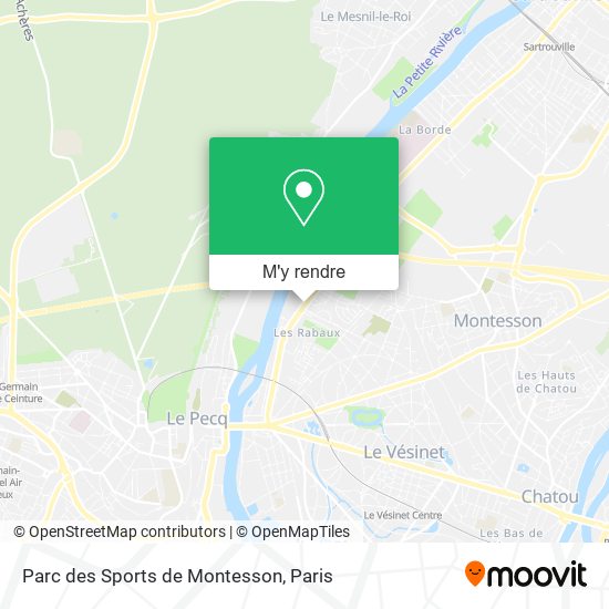 Parc des Sports de Montesson plan