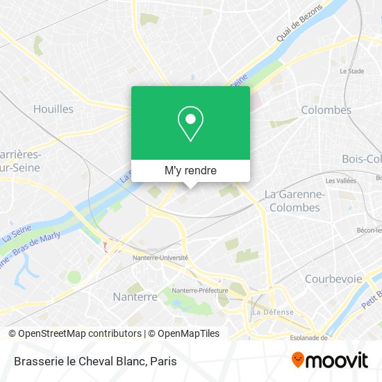 Brasserie le Cheval Blanc plan