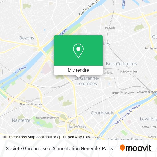 Société Garennoise d'Alimentation Générale plan