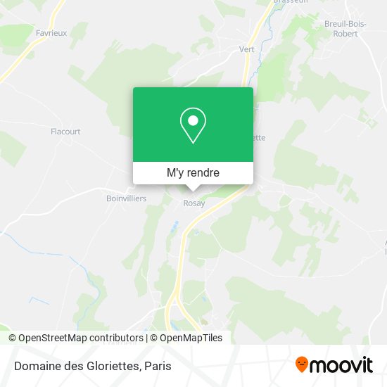 Domaine des Gloriettes plan