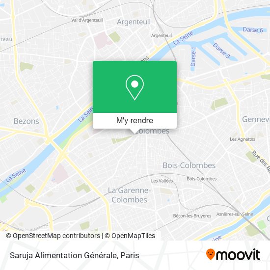 Saruja Alimentation Générale plan