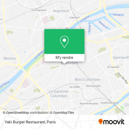 Yaki Burger Restaurant plan