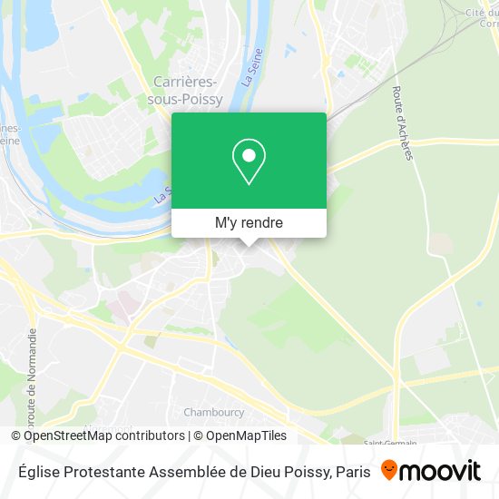 Église Protestante Assemblée de Dieu Poissy plan