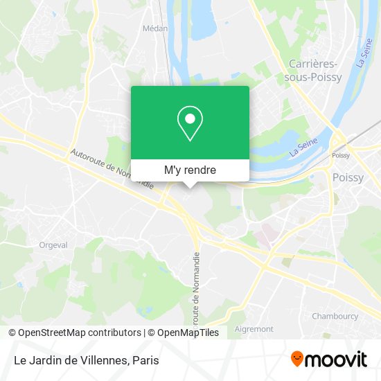 Le Jardin de Villennes plan