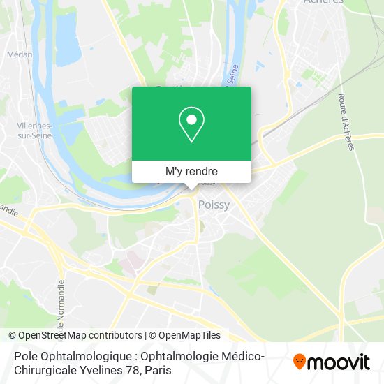 Pole Ophtalmologique : Ophtalmologie Médico-Chirurgicale Yvelines 78 plan