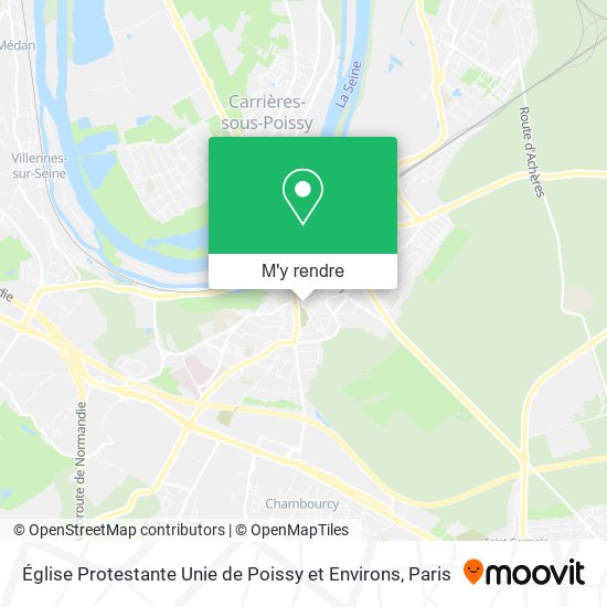Église Protestante Unie de Poissy et Environs plan