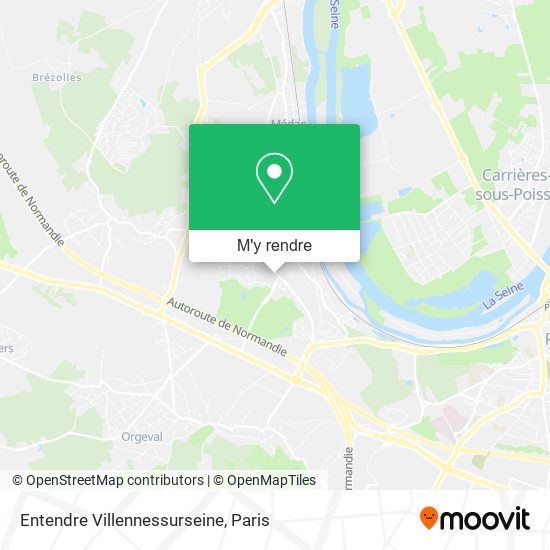 Entendre Villennessurseine plan