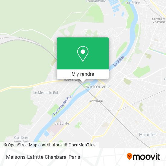 Maisons-Laffitte Chanbara plan