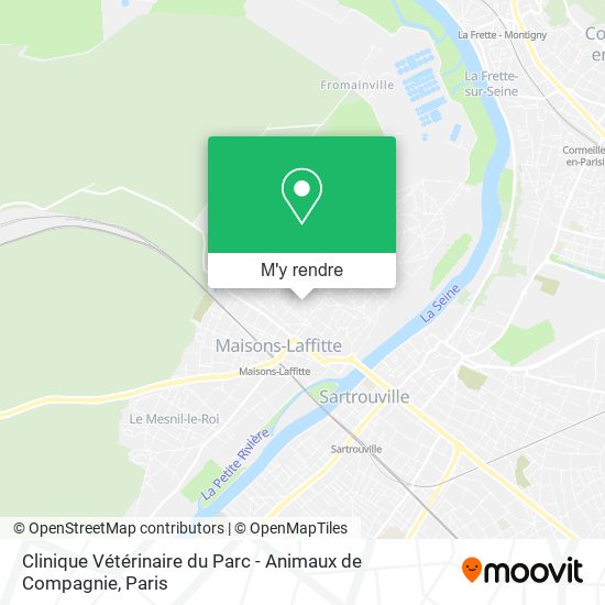 Clinique Vétérinaire du Parc - Animaux de Compagnie plan