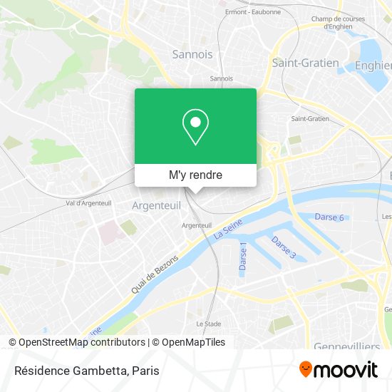 Résidence Gambetta plan