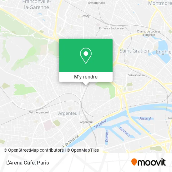L'Arena Café plan