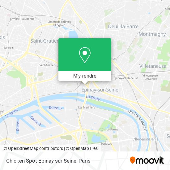 Chicken Spot Epinay sur Seine plan