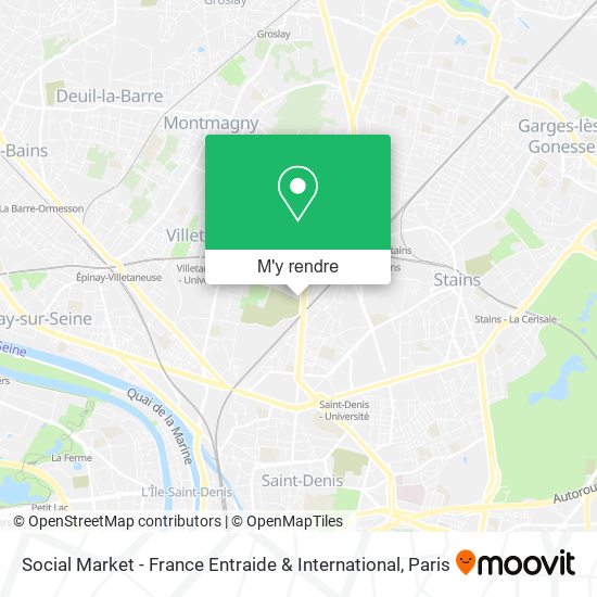 Social Market - France Entraide & International plan