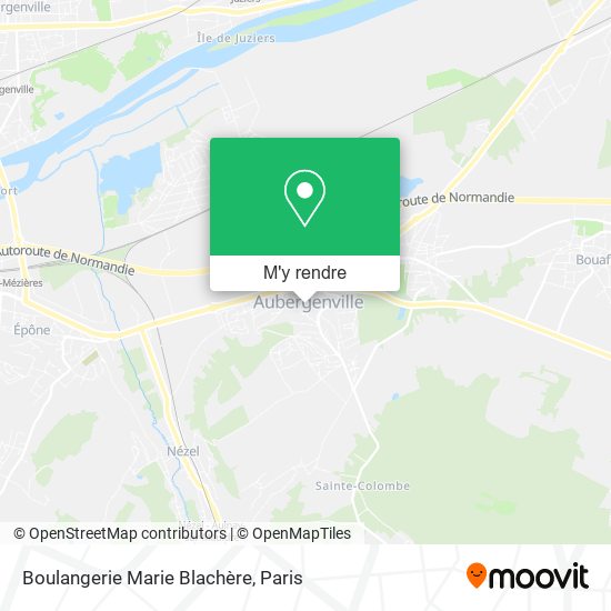 Boulangerie Marie Blachère plan