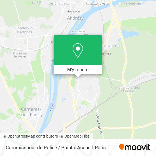 Commissariat de Police / Point d'Accueil plan