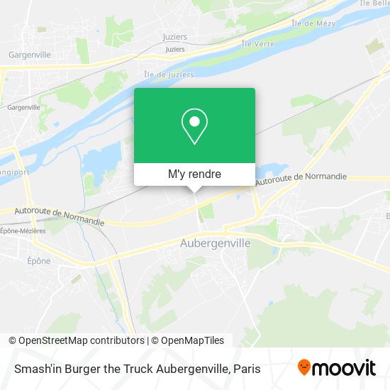 Smash'in Burger the Truck Aubergenville plan