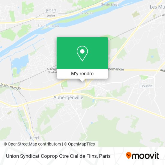 Union Syndicat Coprop Ctre Cial de Flins plan