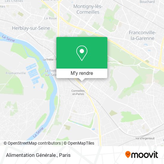 Alimentation Générale. plan