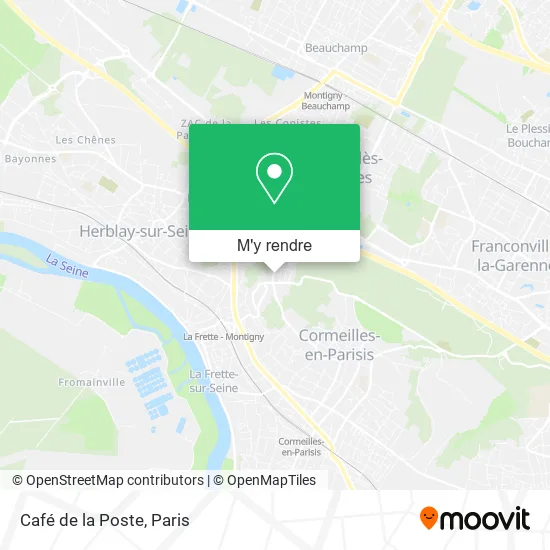 Café de la Poste plan