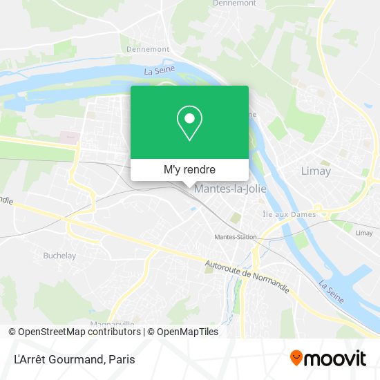 L'Arrêt Gourmand plan