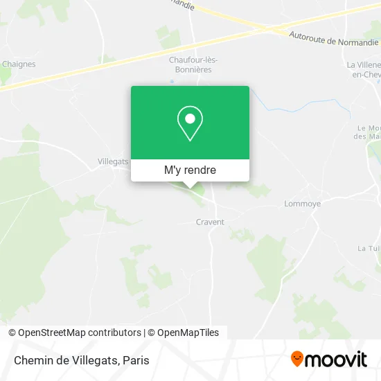 Chemin de Villegats plan