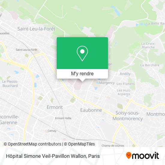 Hôpital Simone Veil-Pavillon Wallon plan