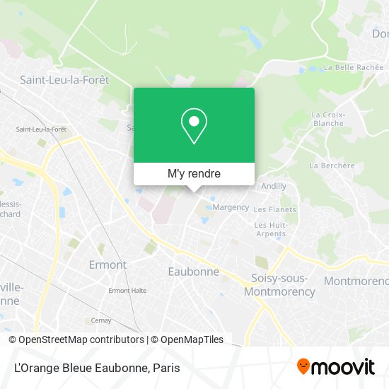 L'Orange Bleue Eaubonne plan