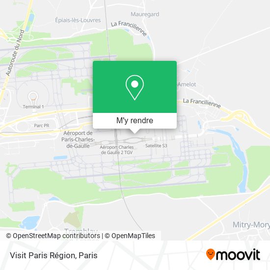 Visit Paris Région plan