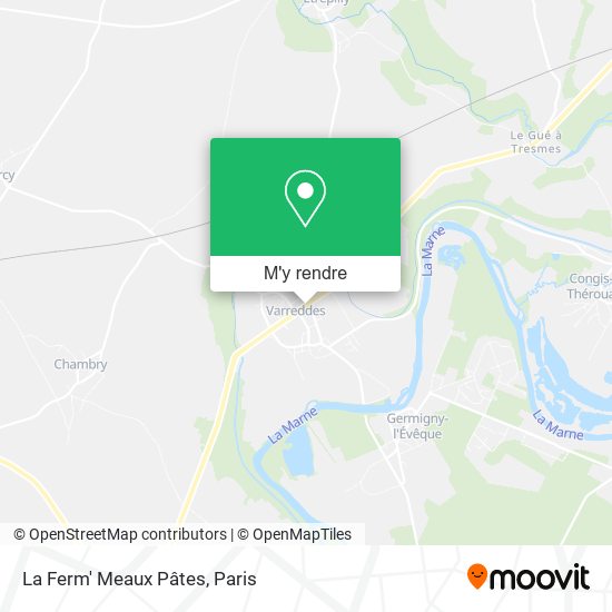La Ferm' Meaux Pâtes plan