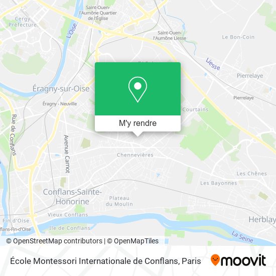 École Montessori Internationale de Conflans plan