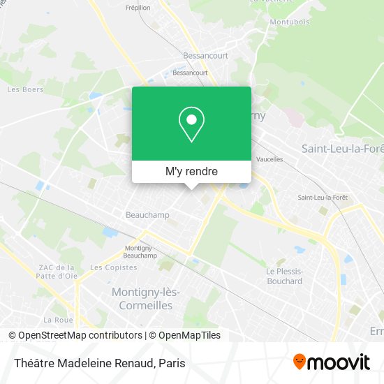 Théâtre Madeleine Renaud plan
