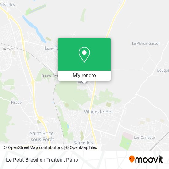 Le Petit Brésilien Traiteur plan