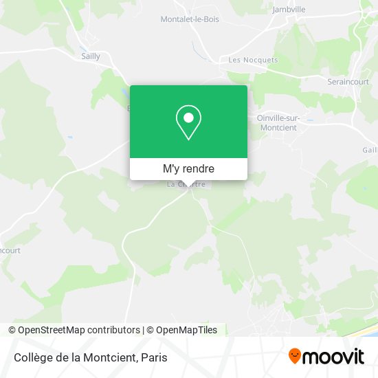 Collège de la Montcient plan